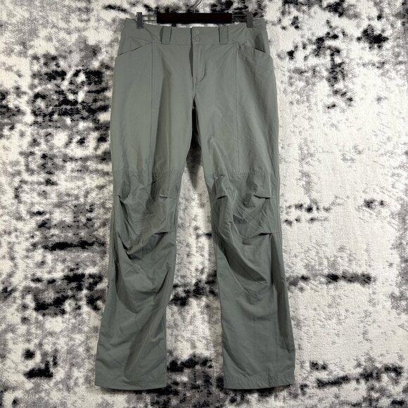 REI Coop Screenline Hybrid Pants Womens Size 12 Gray/Green Performance Stretch - Picture 1 of 15